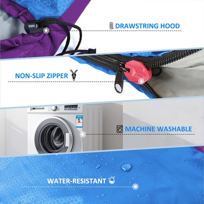 oaskys Camping Sleeping Bag - 3 Season Warm & Cool Weather - Summer Spring Fall Lightweight Waterproof for Adults Kids - Camping Gear Equipment, Traveling, and Outdoors - Image 5